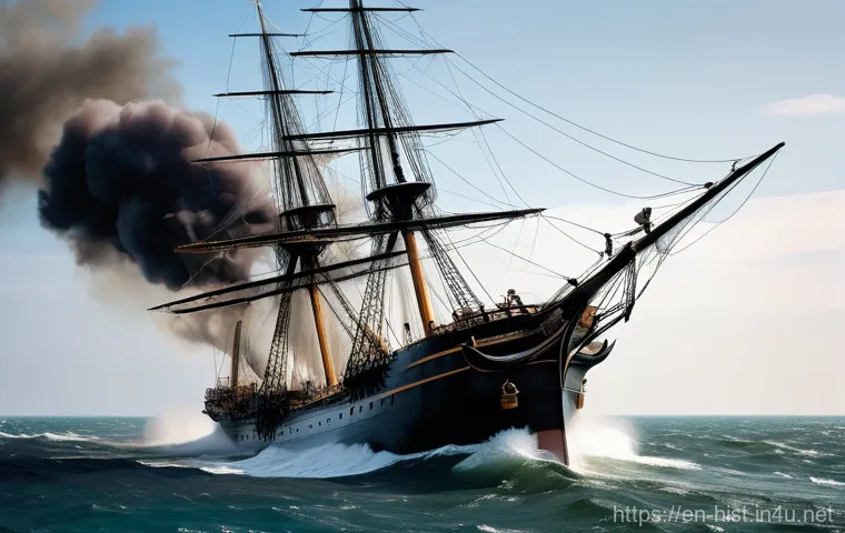 대영제국 해군과 해양 패권 - "An epic and historically accurate wide shot of a British Royal Navy fleet from the late 18th centur...